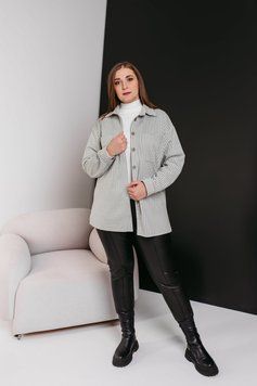 Сорочка-куртка тепла на кнопках М519 фото